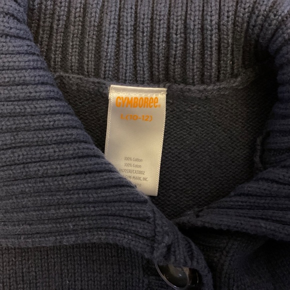 GYMBOREE girls buttoned argyle sweater - Picture 3 of 5